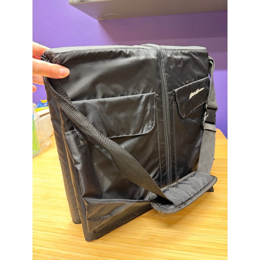 Eddie Bauer Portable Baby Changing Station Diaper Caddy w/ Fitted Sheet - Picture 2 of 7